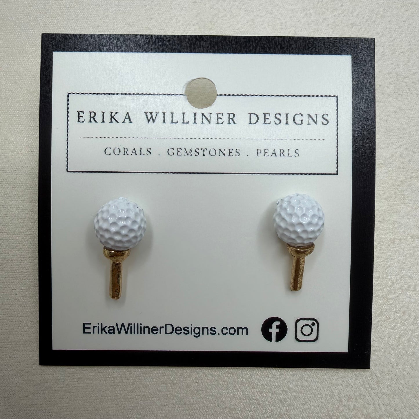 At The Tee Earrings  | Erika Williner Designs