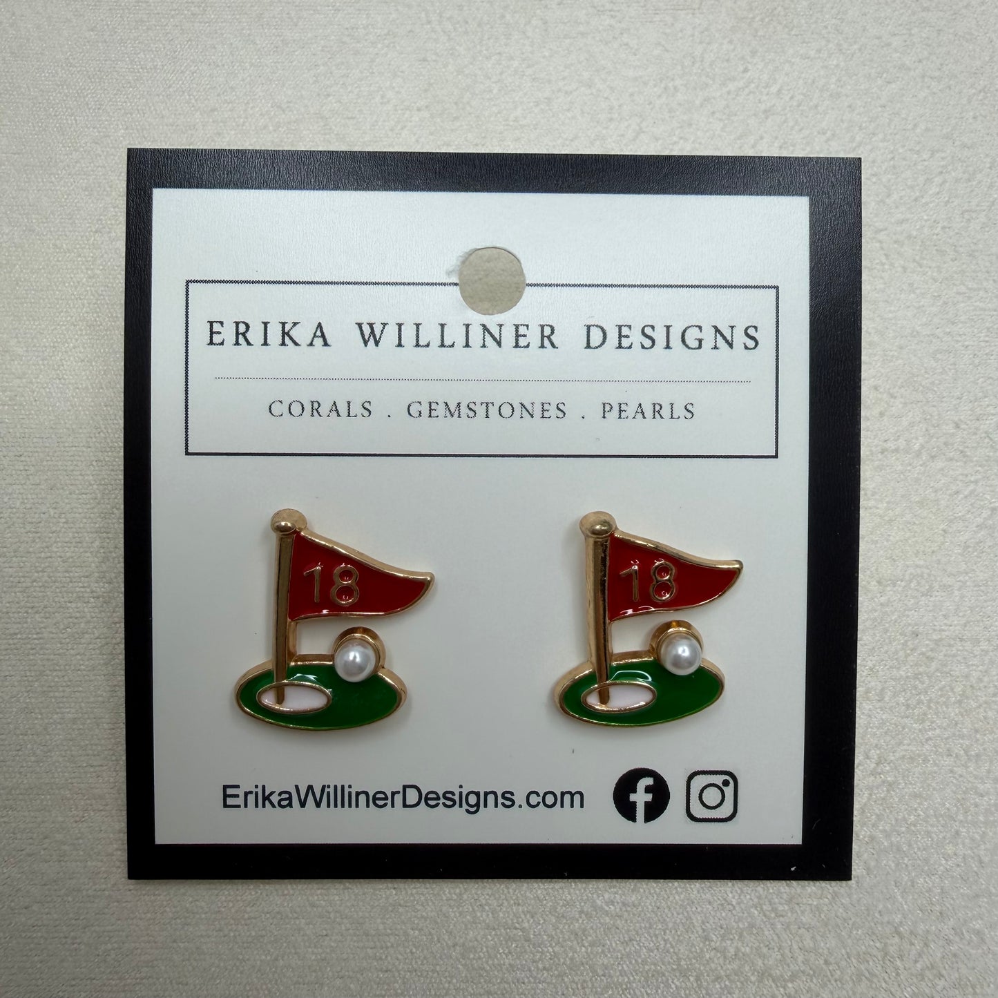 At The Tee Earrings  | Erika Williner Designs