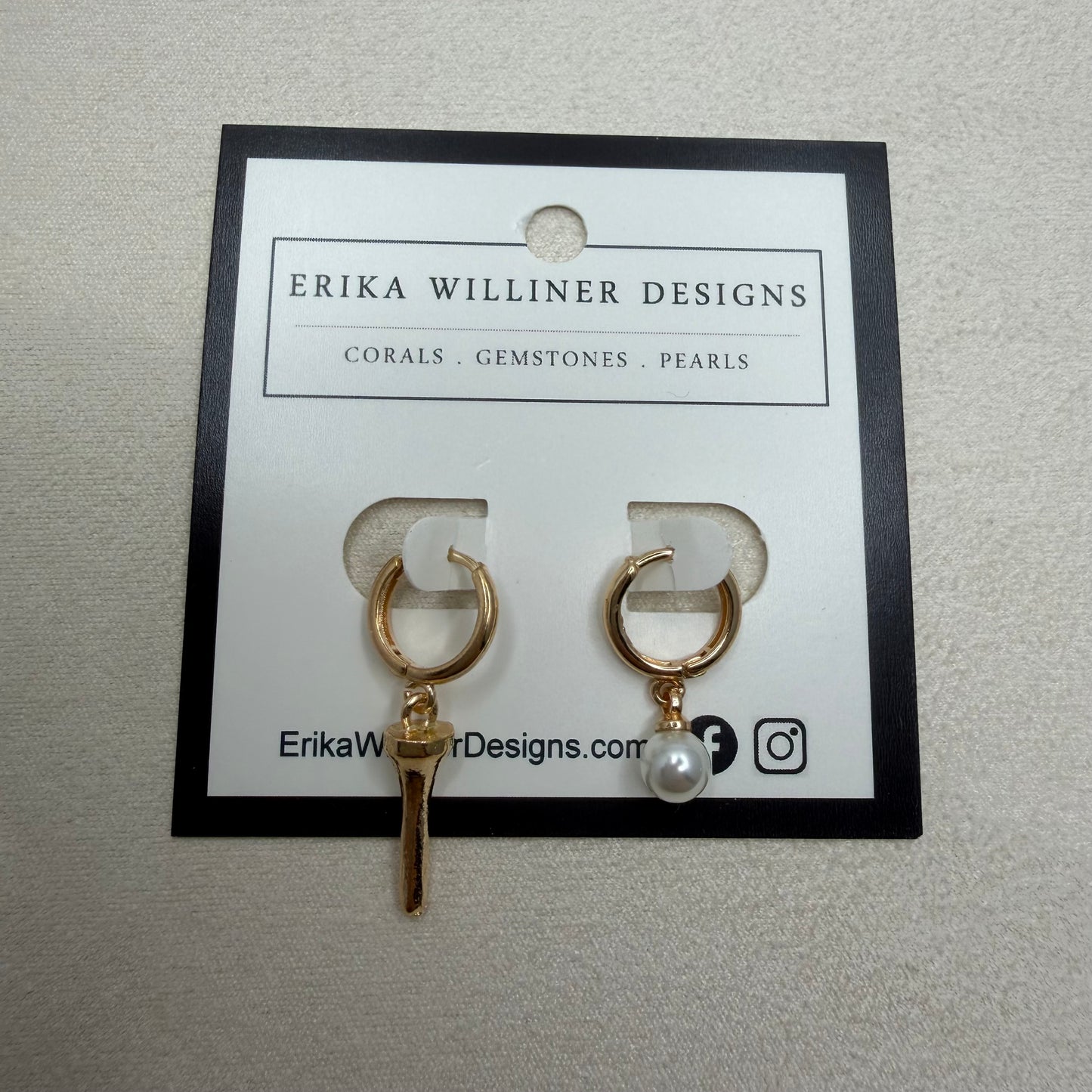 At The Tee Earrings  | Erika Williner Designs