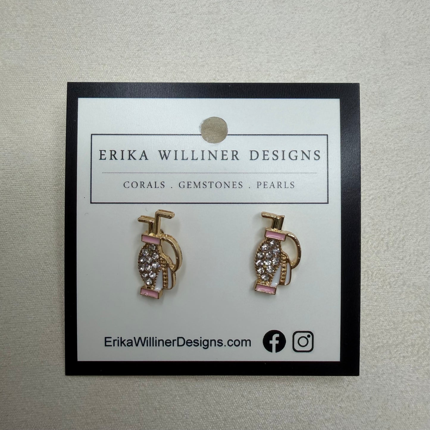 At The Tee Earrings  | Erika Williner Designs
