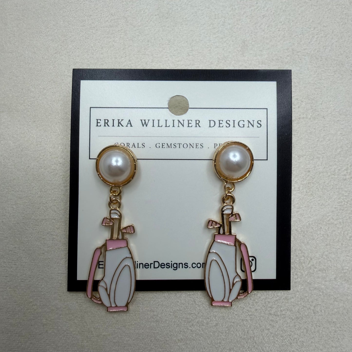 At The Tee Earrings  | Erika Williner Designs