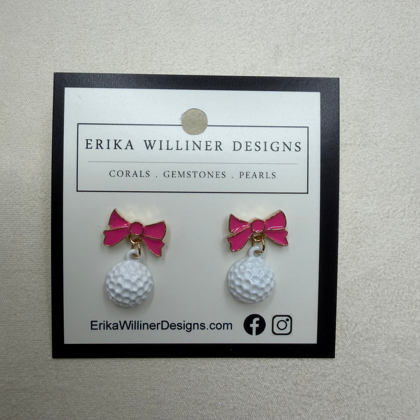 At The Tee Earrings  | Erika Williner Designs