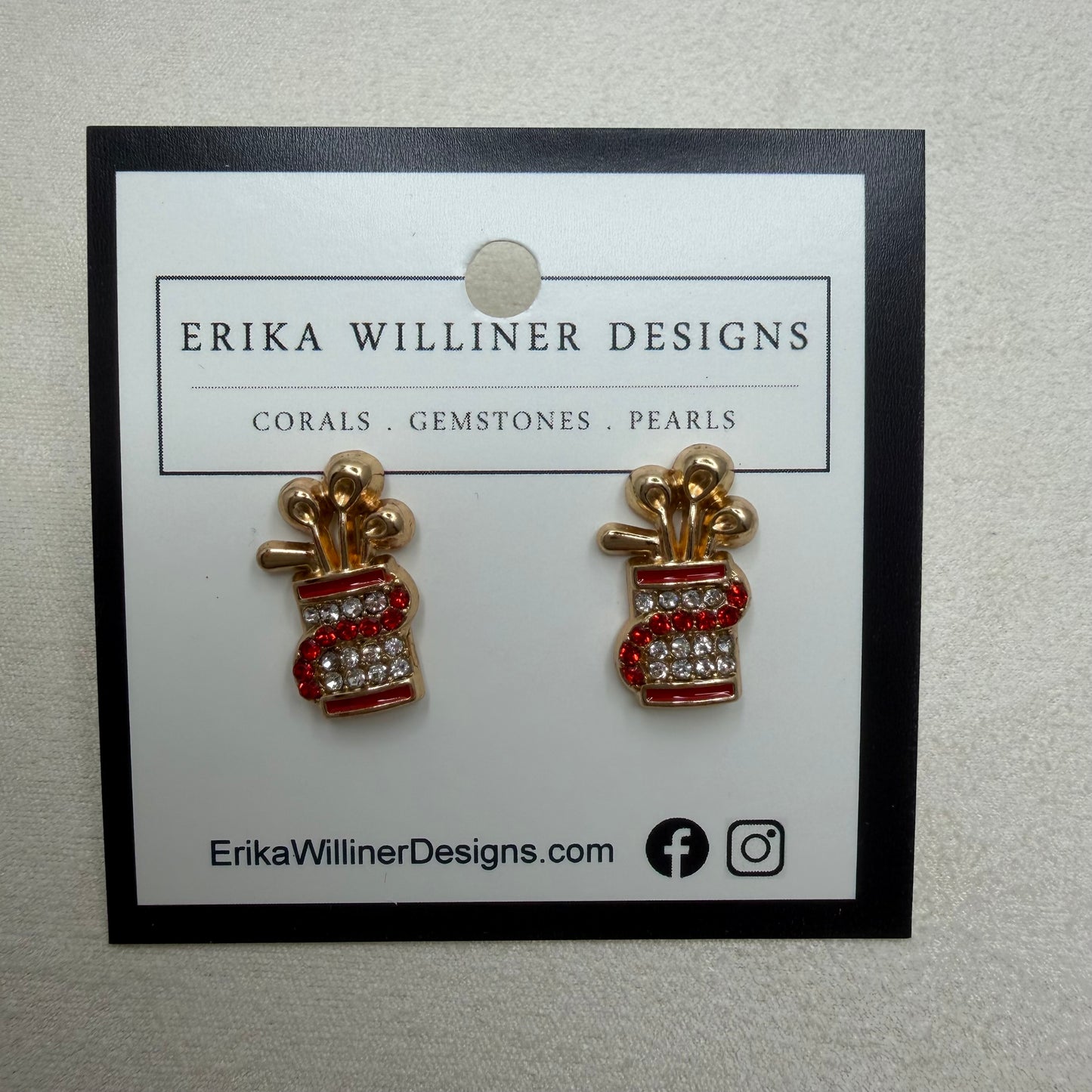 At The Tee Earrings  | Erika Williner Designs
