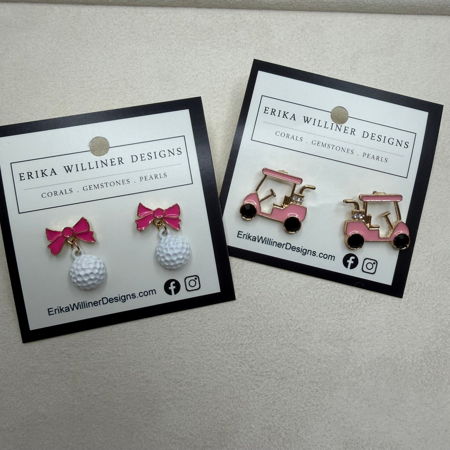 At The Tee Earrings  | Erika Williner Designs