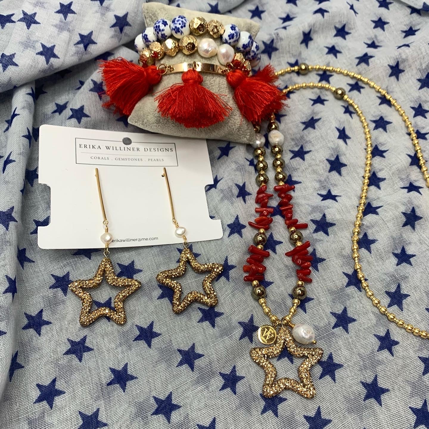 Erika Williner Designs - Freedom star necklace