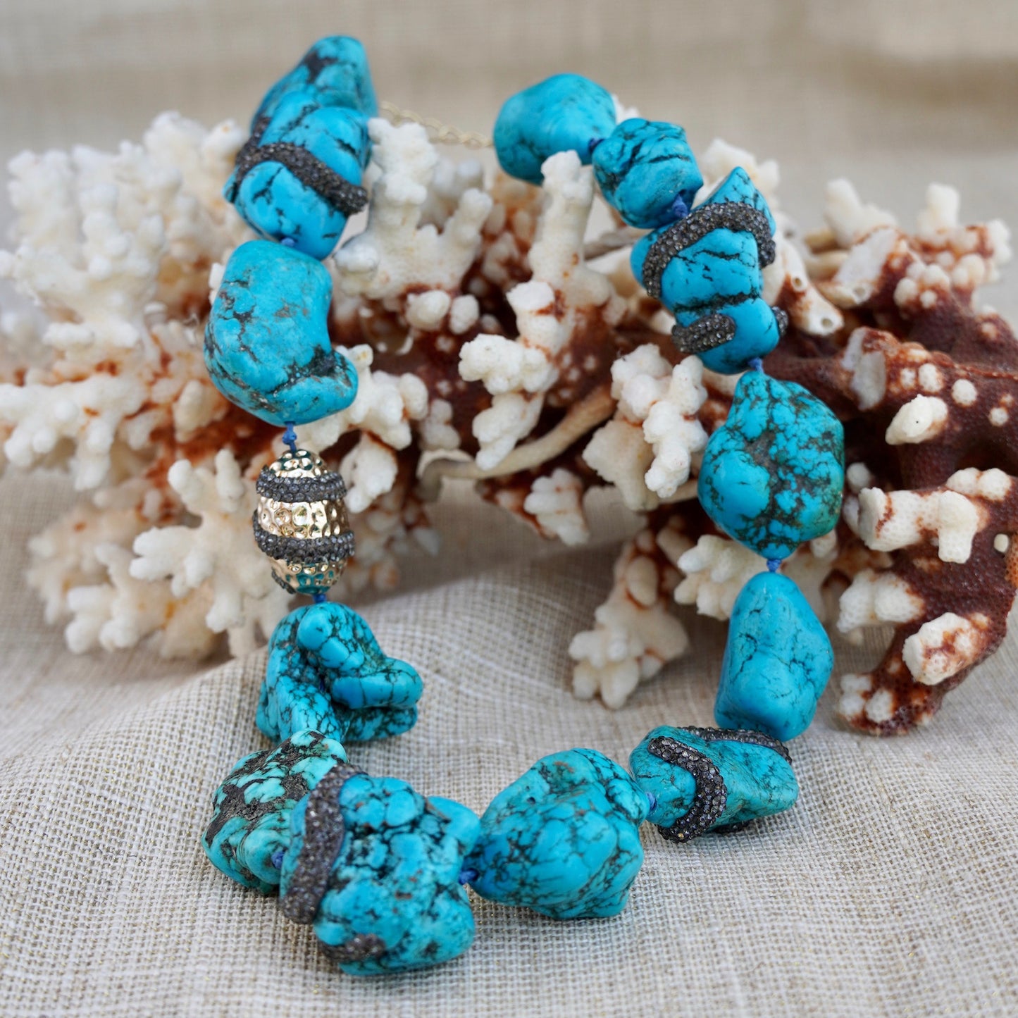 Erika Williner Designs - Turquoise Pebbles