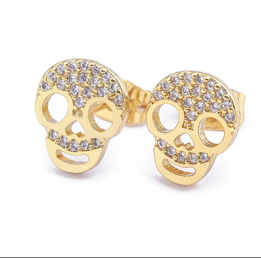 Erika Williner Designs - Skulls Dainty Earrings