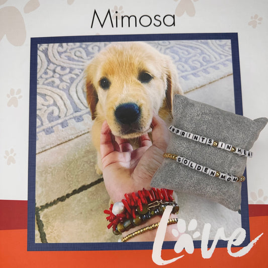 Golden Mum Pet Lover Bracelet