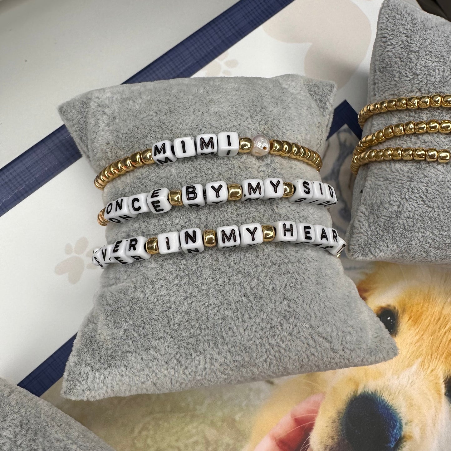 Erika Williner Designs - Pet lover word bracelet