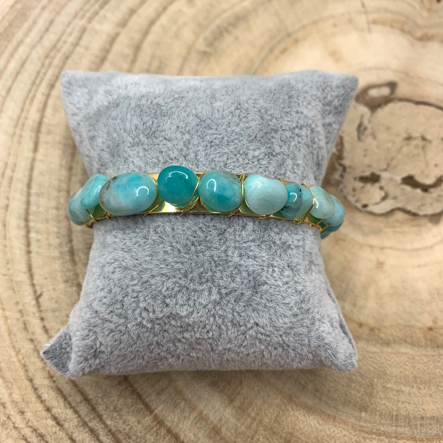 Erika Williner Designs - Wire wrapped gemstones bracelet
