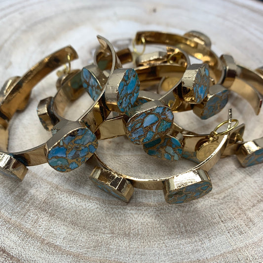 Erika Williner Designs - Chunky Turquoise cuff