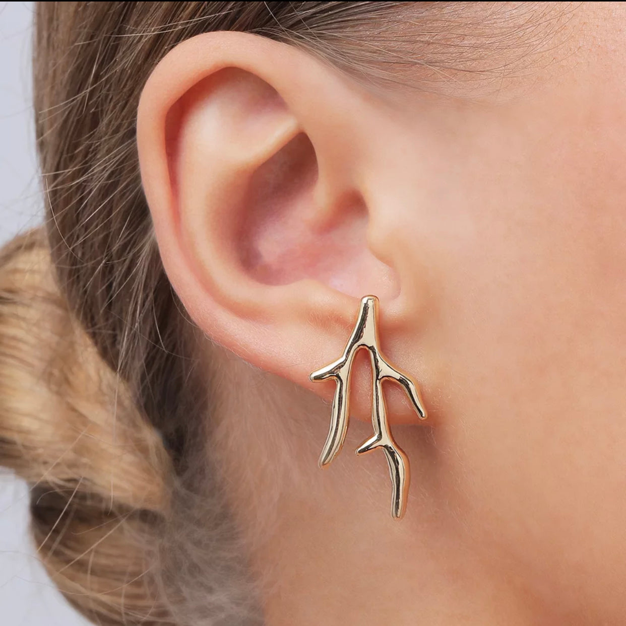  Coral Branch Earring