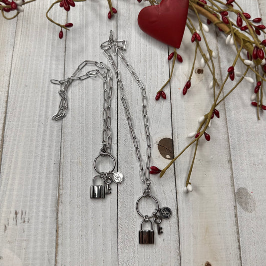 Erika Williner Designs - The key to my heart necklace