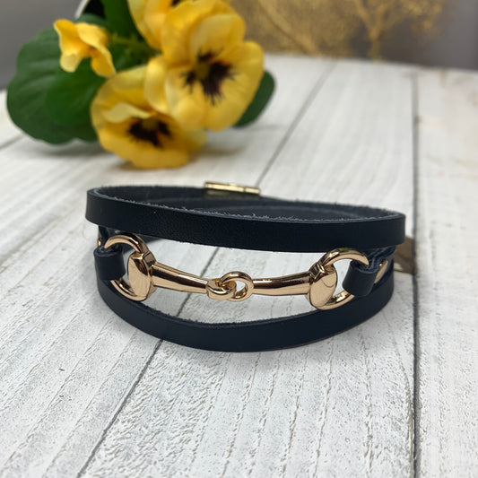 Erika Williner Designs - Horse bite wrapped bracelet